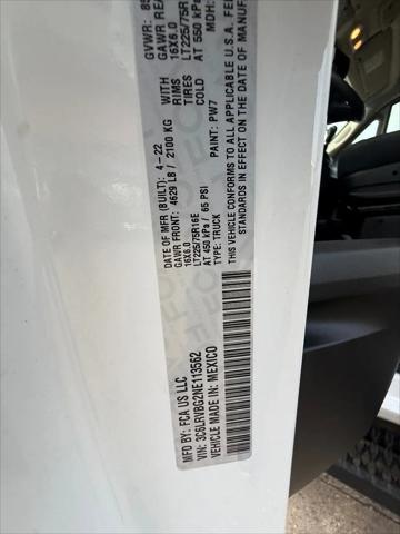 2022 Ram ProMaster Cargo Van High Roof 136" WB
