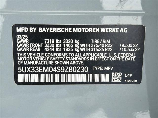 2025 BMW X7 M60i