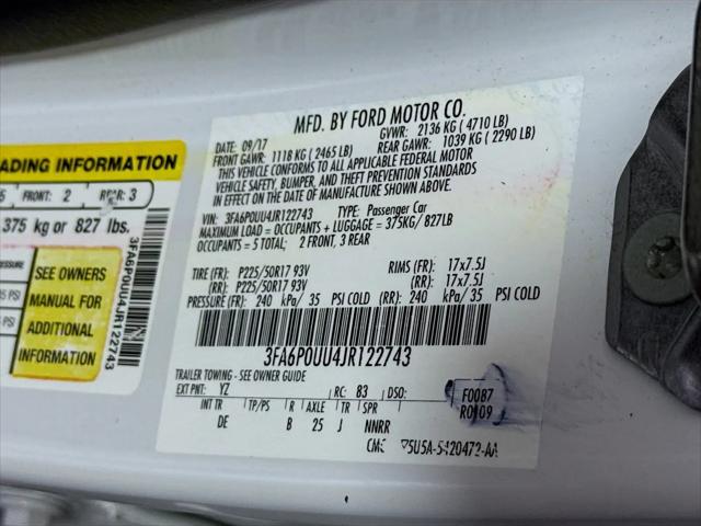 2018 Ford Fusion Hybrid S