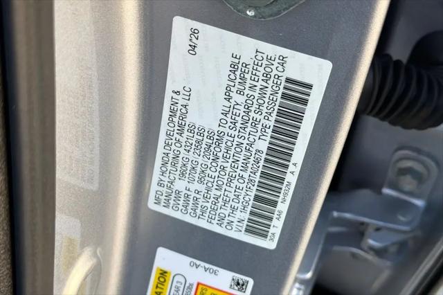 2026 Honda Accord Sedan LX