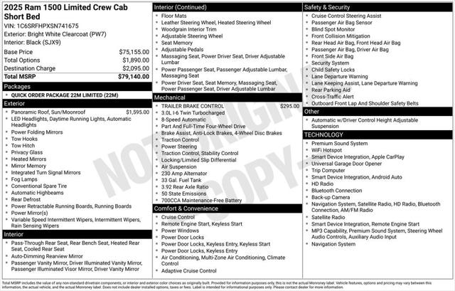 2025 RAM 1500 Limited Crew Cab 4x4 57 Box