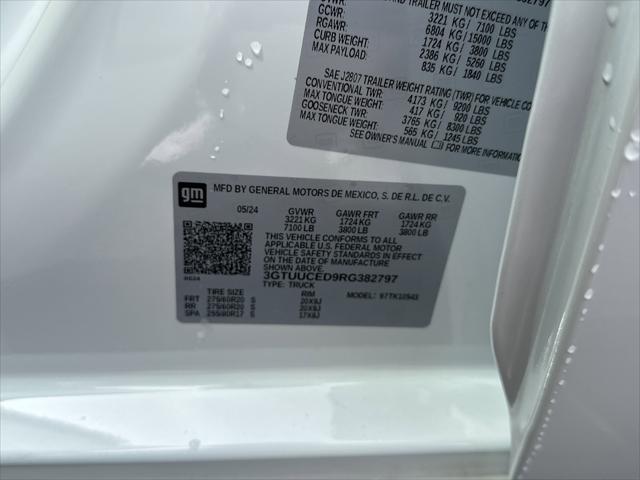 2024 GMC Sierra 1500 4WD Crew Cab Short Box Elevation with 3SB