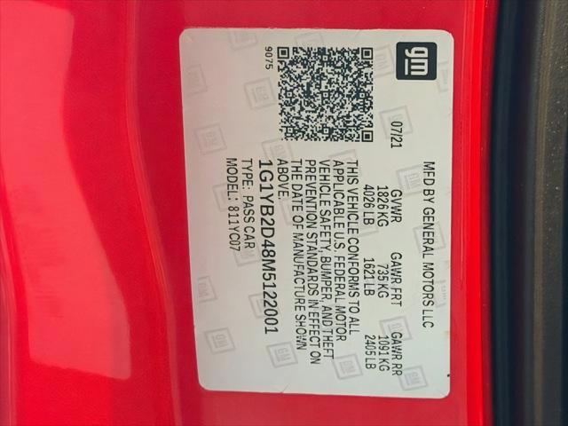 2021 Chevrolet Corvette Stingray RWD Coupe 2LT