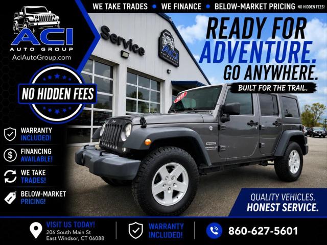 2017 Jeep Wrangler Unlimited Sport 4x4 for sale in East Windsor, CT