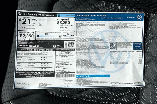 2026 Volkswagen Atlas SEL Premium R-Line