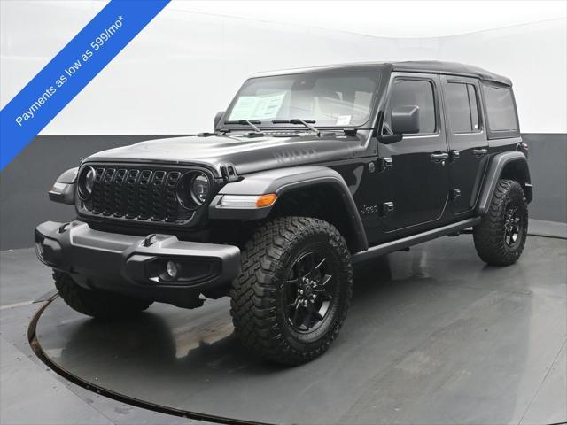 2025 Jeep Wrangler 4-Door Willys 4x4 for sale in Kokomo, IN