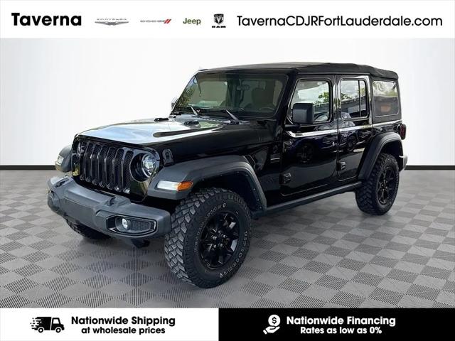 2022 Jeep Wrangler Unlimited Willys 4x4 for sale in Pompano Beach, FL