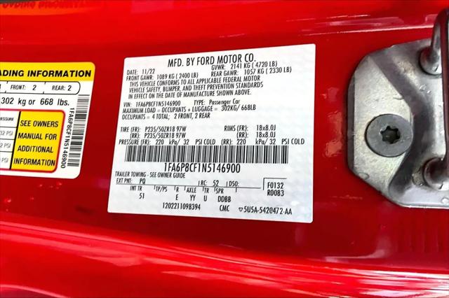 2022 Ford Mustang GT Premium Fastback