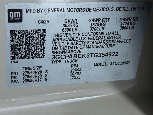 2026 Chevrolet Silverado 1500 2WD Crew Cab Short Bed Custom