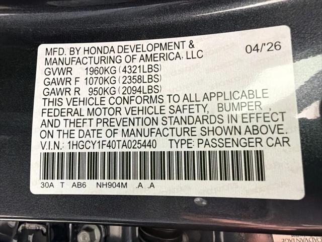 2026 Honda Accord Sedan SE