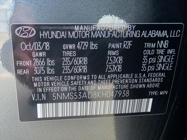 2019 Hyundai Santa Fe Limited