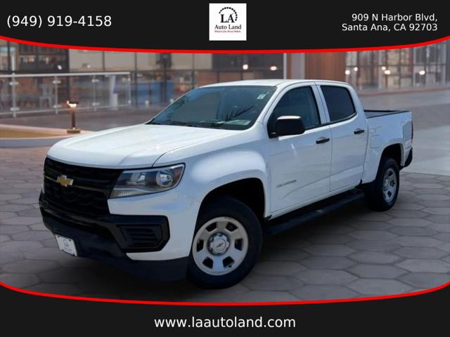 2022 Chevrolet Colorado 2WD Crew Cab Short Box WT for sale in Santa Ana, CA