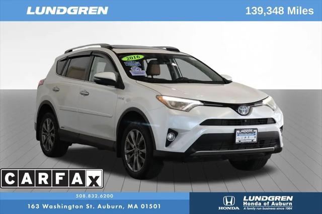 2016 Toyota RAV4 Hybrid Limited for sale in Auburn, MA