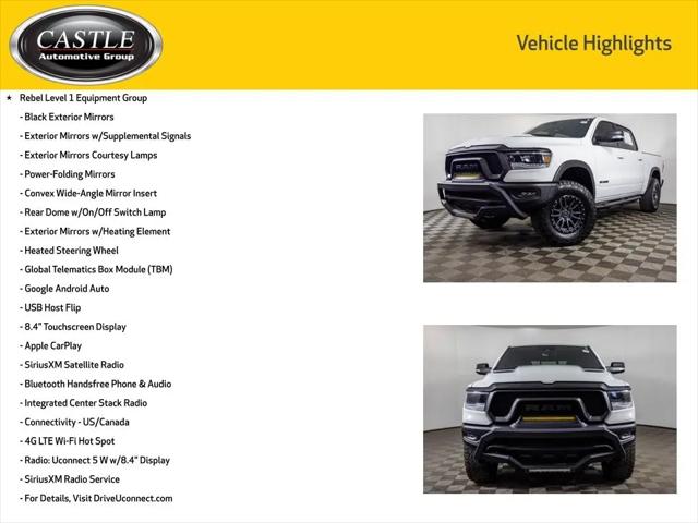 2022 Ram 1500 Rebel Crew Cab 4x4 5'7" Box