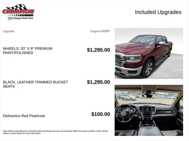 2019 Ram 1500 Laramie Crew Cab 4x4 5'7" Box