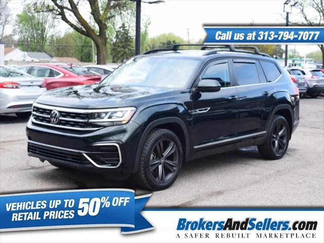 2021 Volkswagen Atlas 3.6L V6 SE w/Technology R-Line for sale in Taylor, MI