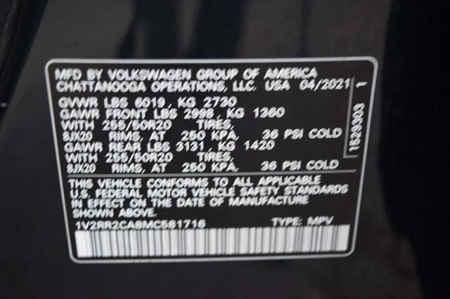 2021 Volkswagen Atlas 3.6L V6 SE w/Technology R-Line