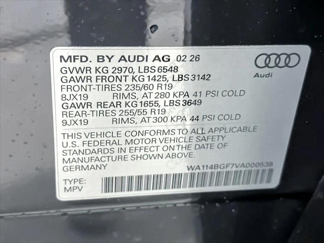 2027 Audi Q6 e-tron Premium