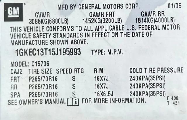 2005 GMC Yukon SLE