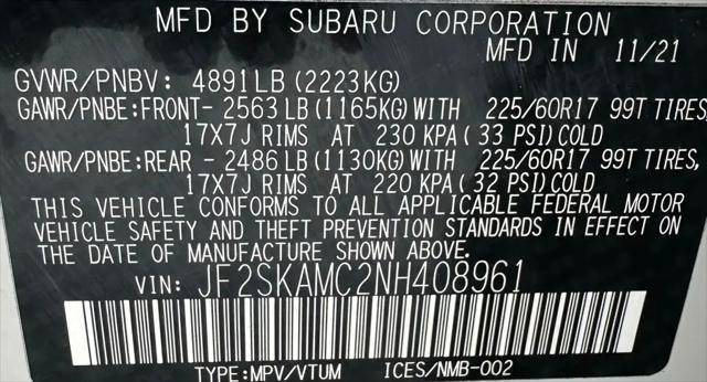 2022 Subaru Forester Wilderness