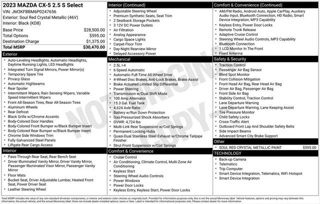 2023 Mazda CX-5 2.5 S Select