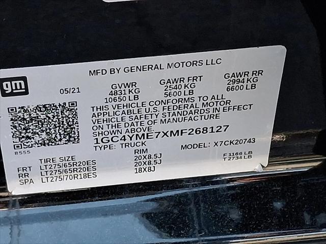 2021 Chevrolet Silverado 2500HD 4WD Crew Cab Standard Bed Custom