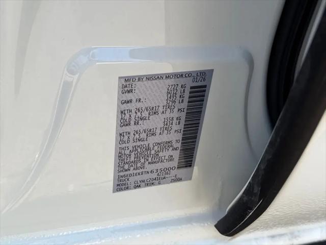 2026 Nissan Frontier Crew Cab SV 4x4