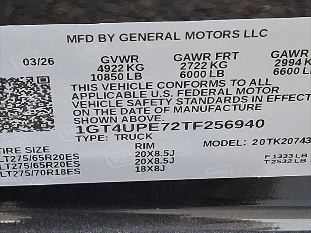 2026 GMC Sierra 2500HD Crew Cab, Standard Bed, AT4, 4WD