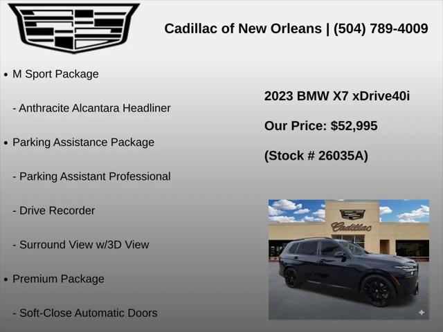 2023 BMW X7 xDrive40i