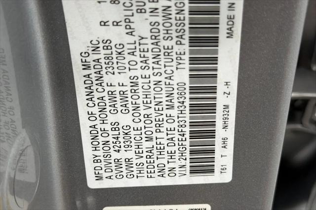 2026 Honda Civic Sport