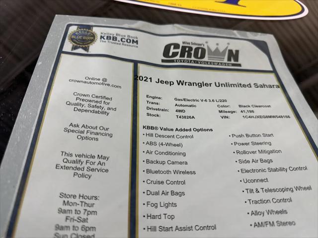 2021 Jeep Wrangler Unlimited Sahara