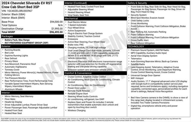 2024 Chevrolet Silverado EV First-Edition RST 4WD