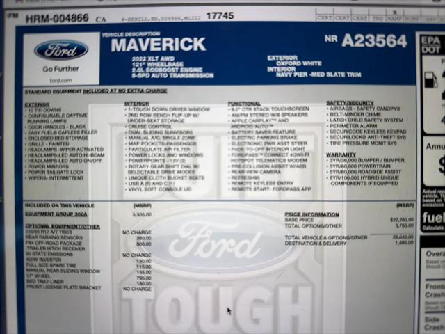 2022 Ford Maverick XLT