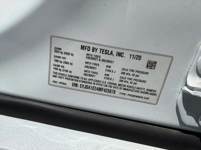 2021 Tesla Model S Long Range Dual Motor All-Wheel Drive