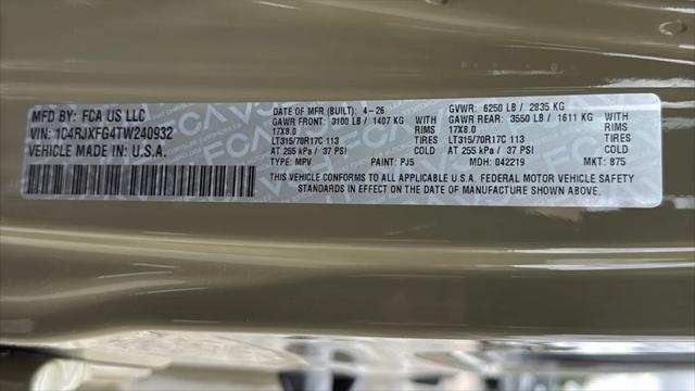2026 Jeep Wrangler 4-Door Recon 4x4