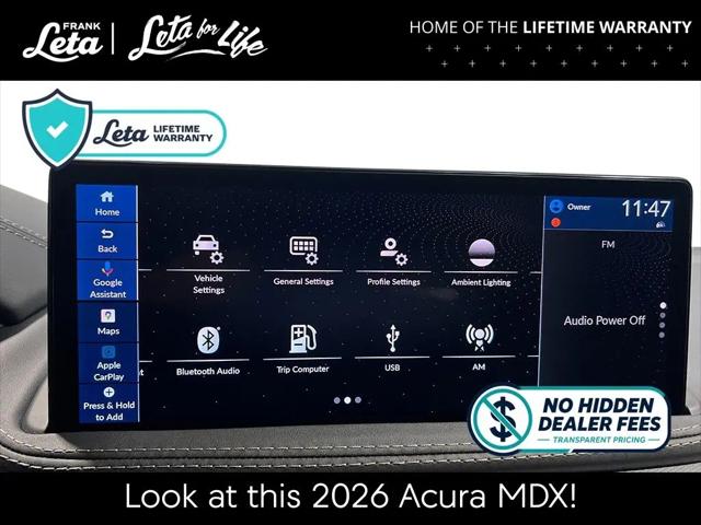 2026 Acura MDX A-SPEC Advance Package