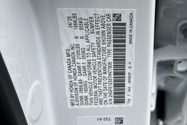 2026 Honda Civic Sedan