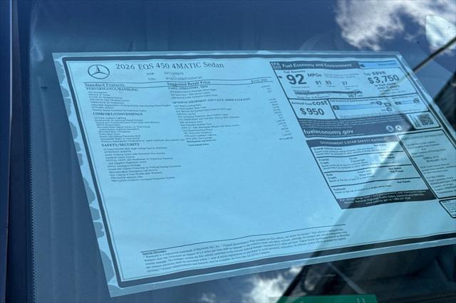 2026 Mercedes-Benz EQS 450 4MATIC