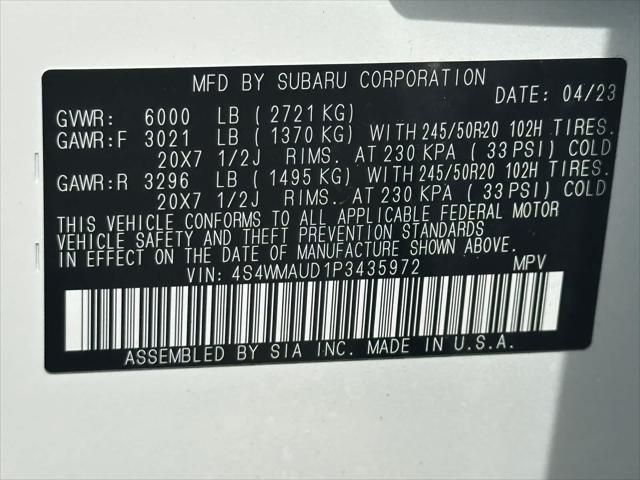 2023 Subaru Ascent Limited 7-Passenger