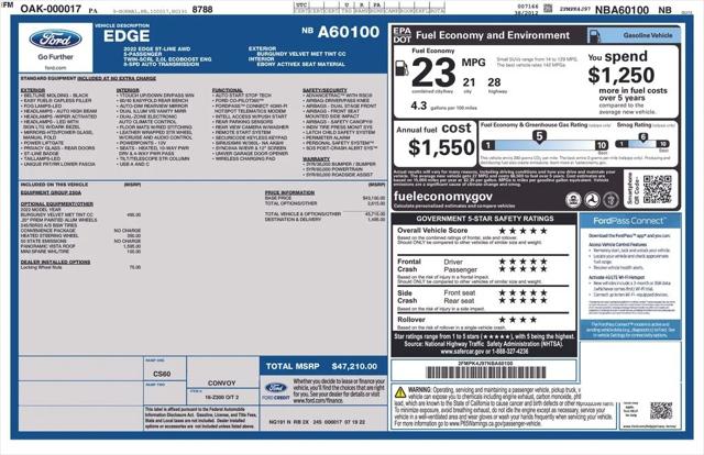 2022 Ford Edge ST-Line