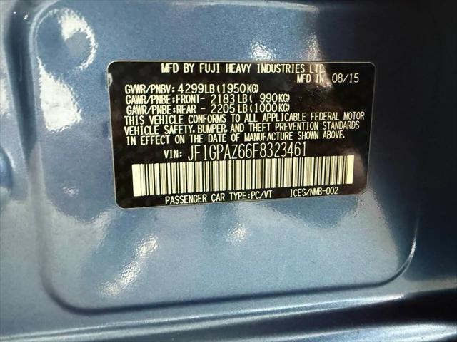 2015 Subaru Impreza 2.0i Sport Limited