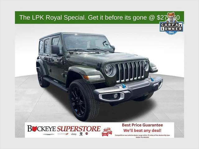 2023 Jeep Wrangler 4xe Sahara 4x4 for sale in Shelby, OH