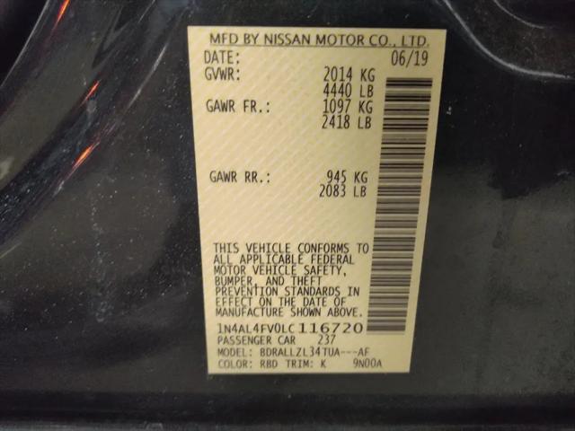 2020 Nissan Altima Platinum VC-Turbo FWD
