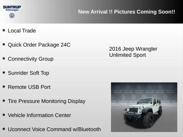2016 Jeep Wrangler Unlimited Sport