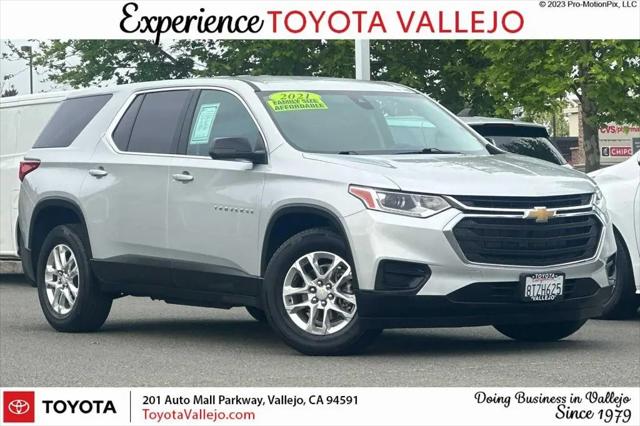 2021 Chevrolet Traverse FWD 1FL for sale in Vallejo, CA