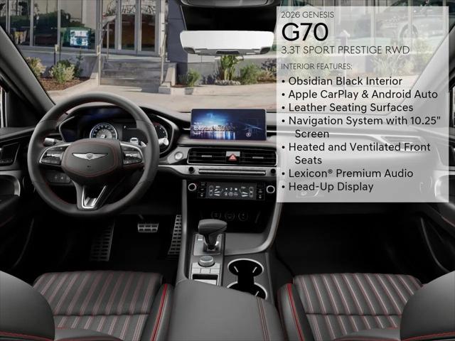 2026 Genesis G70 3.3T RWD Sport Prestige