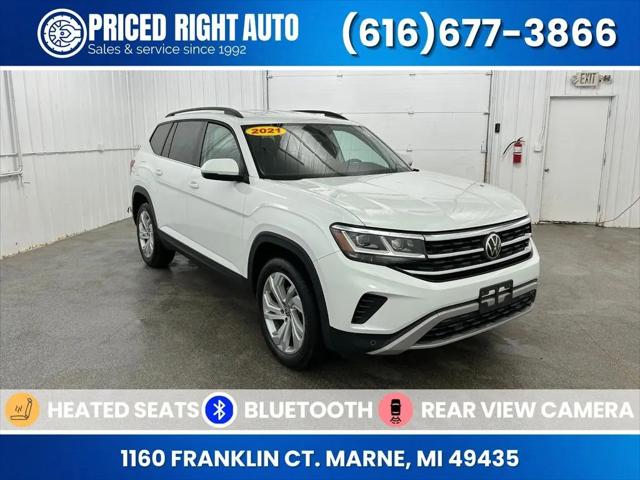 2021 Volkswagen Atlas 3.6L V6 SE w/Technology for sale in Marne, MI