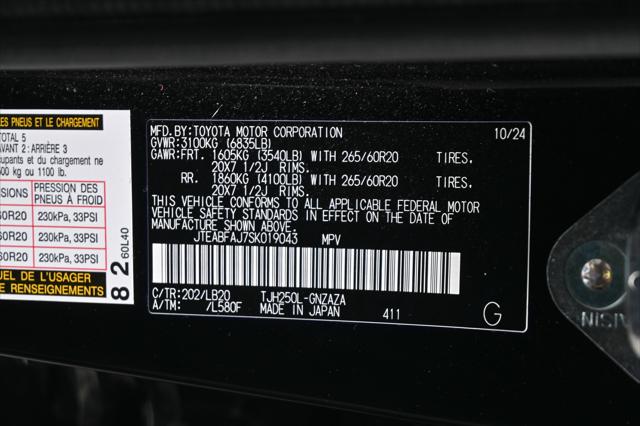 2025 Toyota Land Cruiser Unknown