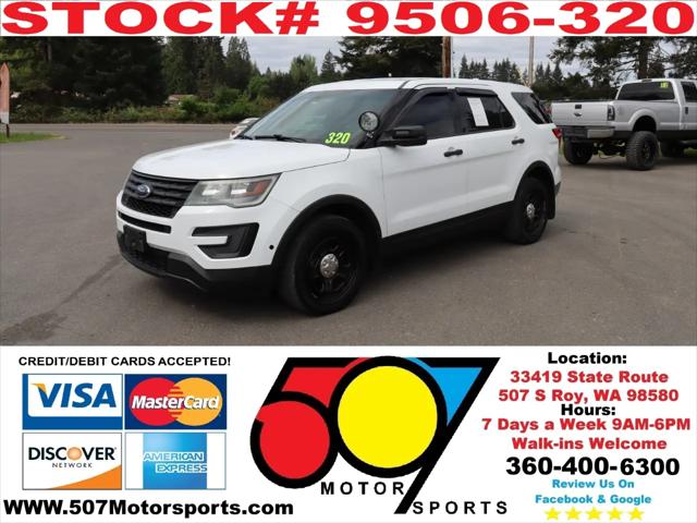 2016 Ford Police Interceptor Utility Police 4WD