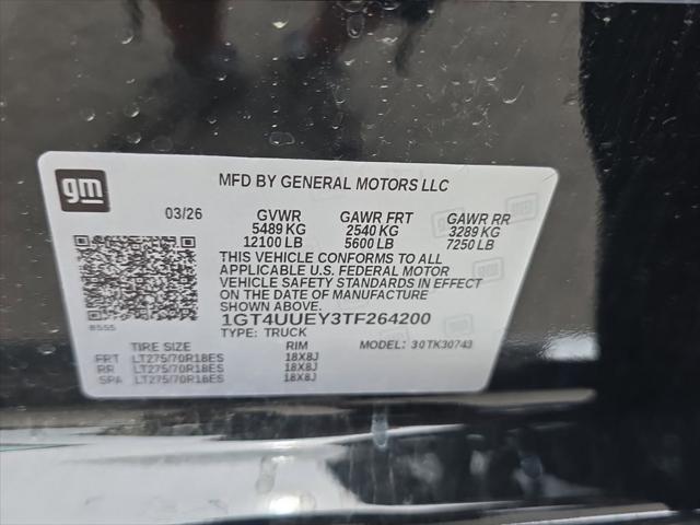 2026 GMC Sierra 3500HD Crew Cab, Long Bed, SLT Dual Rear Wheel, 4WD